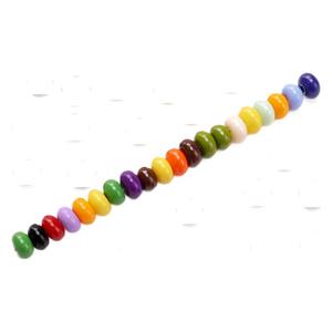 Fatto a mano 5mm pittura a olio abaco perle di vetro allentate fai da te accessori per bracciali collane di cristallo lampada perline di vetro di perline - Product Image 5
