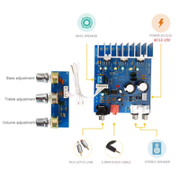Carte amplificateur audio TDA2030A 15W+15W+30W double canal AC12-15V 2.1 avec sortie basse pour subwoofer et haut-parleur DIY 20HZ-200HZ