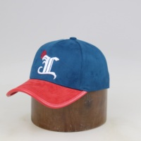 Gorra de béisbol trucker deportiva unisex de 5 paneles de gamuza personalizada, ajustable, con patrón de letras, OEM, para conductor de camión
