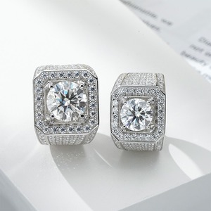 High On Demand Jewelry Moissanite Diamond <b>Ring</b> for <b>Men</b> with Exceptional Brilliance and Lasting Shine Available At Good Price - Product Image 5