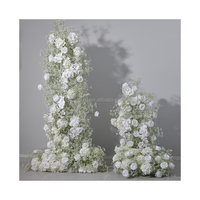 LEXI Rose artificielle blanche faite à la main en soie / Centre de table mixte, chemin de table, décoration de mariage, Saint-Valentin, personnalisable