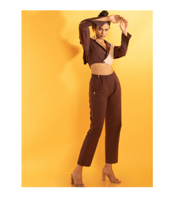 Blazer de Algodón de Alta Calidad para Mujer, Cierre de un Botón, Transpirable, Ligero, para Oficina, Informal de Negocios, Venta al Por Mayor - Product Image 5