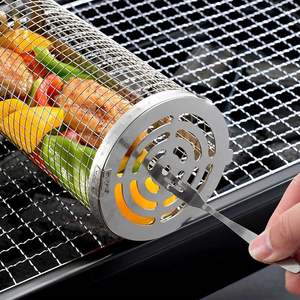 Canastas de Barbacoa Apilables Fáciles de Limpiar para Acampar y Hacer Picnic, para Verduras, Pescado, Carne y Otros <span class=keywords><strong>Alimentos</strong></span> - Product Image 3