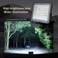 Projecteur LED à haute luminosité 30W-100W AC 200W, IP65 étanche, corps en aluminium pour extérieur, angle de faisceau de 120°, IRC 70, garantie 5 ans