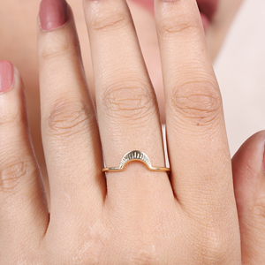 Anillo de replanteo Vintage de Plata de Ley 925, anillo de piedras preciosas con incrustaciones de ajuste de bisel chapado en oro de 18 quilates para bodas y fiestas - Product Image 2