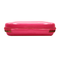 Trousse de maquillage personnalisée en EVA à coque rigide avec poignée portable Pochette cosmétique de voyage étanche avec porte-brosse Trousse de beauté OEM