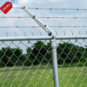 Rouleau de 50 pieds de clôture grillagée cyclonique robuste en fil de fer galvanisé à chaud et recouvert de <span class=keywords><strong>plastique</strong></span> de 5 pieds, avec service de découpe - Product Image 4