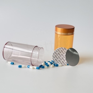 Tùy Chỉnh Pet 150cc Rõ Ràng Cam Rỗng 60 Bổ Sung Vitamin Viên Nang Thuốc Chai Nhựa Container Bao Bì - Product Image 6