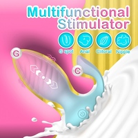 Vibromasseur anal télécommandé en silicone pour femmes, stimulateur de prostate à chocs électriques