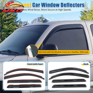 Deflectores de Ventana Laterales Integrados en el Canal para Toyota Sequoia 08-22, Parasol de Lluvia Acrílico - Product Image 2