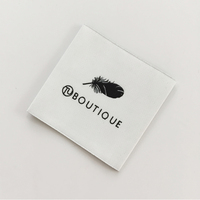 Étiquettes de vêtements personnalisées en satin damassé découpé au laser, 100 % polyester, écologiques, de qualité supérieure, fabriquées à l'usine de Guangzhou, étiquettes principales à coudre
