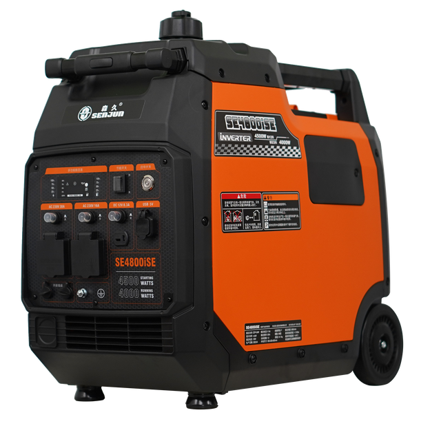 Quiet Small Generator Portable DC Output 12V 8.3A 4.5KW Petrol Generator Power Gasoline Inverter Generators