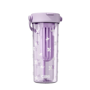 C26 cao xuất hiện mức độ mùa hè cốc nhựa Tritan Chất liệu đôi uống Cup xách tay công suất lớn chai nước với rơm - Product Image 5