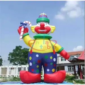 Kommerzielle kunden spezifische 5m h Outdoor Party Dekoration Promotion Werbung aufblasbare Clown Cartoon Modelle