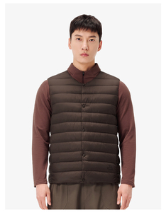 Pelliot, <span class=keywords><strong>chaleco</strong></span> informal para exteriores para <span class=keywords><strong>hombre</strong></span>, chaqueta cálida ligera de Otoño/Invierno de relleno 800, ropa exterior con costillas a prueba de viento, trajes de talla grande - Product Image 4