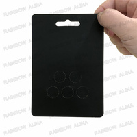 Boîtes en carton personnalisées avec impression, cartes en carton, couvercles en blister doublés de feuille métallisée, emballages en clamshell avec boîte de présentation en papier pour 5 comprimés