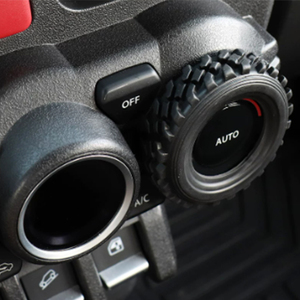 Satu Pasang Lantsun JMN162 Penutup Tombol AC Silikon Aksesoris untuk Suzuki Jimny 2019-2026 5 Pintu - Product Image 2