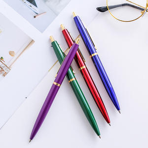 Stylo bille métallique à logo imprimé, action clic, prix usine, largeur d'écriture 1,0 mm - Product Image 3