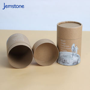 Emballage personnalisé en carton kraft recyclable pour chocolat, thé, poudre protéinée, tube en papier de qualité alimentaire - Product Image 4