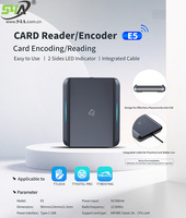 Système de serrure intelligente S4A TTLOCK App TTHotel E5 USB RFID M1 en ABS avec encodeur, capteur NFC IC, lecteur-graveur de clés pour la gestion hôtelière