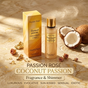Spray Profumato al Cocco con Effetto Luminoso, Fragranza Tropicale per il Corpo, Espositore per Vendita al Dettaglio e all'Ingrosso - Product Image 2