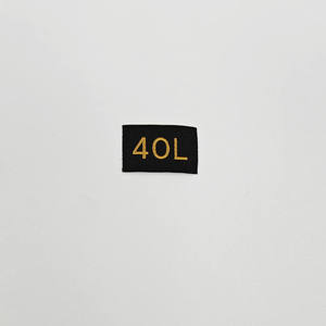 Étiquette tissée personnalisée en coton écologique pour vêtements, avec logo et nom de marque, pour étiquettes de vêtements - Product Image 3