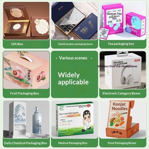 Cajas de Cartón Blancas Impresas Personalizadas para Alimentos, Bebidas, Frutas y Embalaje de Cajas Sorpresa - Product Image 4