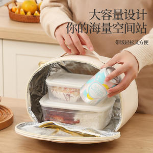 กระเป๋าเก็บอุณหภูมิอาหารแบบพกพา Beilian สีเทาเขียว สำหรับใช้งานกลางแจ้ง พร้อมกล่องใส่อาหารและอุปกรณ์ - Product Image 2