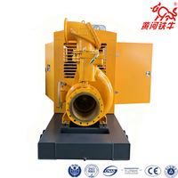 Pompa Air Horizontal Diesel Self-Priming Kering Bertekanan Tinggi 1200 - 2000 M³/jam untuk Solusi Pengolahan Air