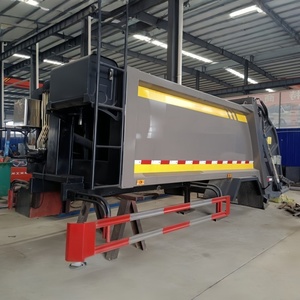 Brand New Manual 4x2 Diesel Motor Garbage Transport Truck Body 8CBM Compactor Body for Solid <b>Waste</b> Disposal - Product Image 6