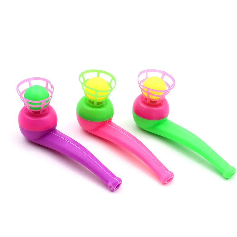 Children Funny Gifts Plastic Pipe Blowing Ball Kids Toys Outdoor Games Balance Training Educational Toys Learning Toys