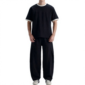 210 Gsm Oversize Regular Fit 100% Cotton O-Neck Solid Color Breathable Quick Dry Low-Price Wholesale Baggy Tee Sale - Product Image 1