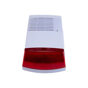 Personalizado al por mayor 128dB sirena electrónica cuadrada pública impermeable a prueba de viento Cable exterior sirena estroboscópica alarma - Product Image 3