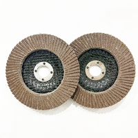 Disque à lamelles 4 pouces 100 mm en oxyde d'aluminium, disque abrasif grain 80 pour meuleuse d'angle, métal et acier inoxydable EN12413