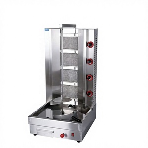 OlaOficina 4-Kopf Hochleistungs-Gas-Shawarma-Grill LPG-System Elektrikfrei für Gewerbliche Gastronomie Hotels Bäckereien Pizzerien 25kg Einfach zu Bedienen - Product Image 3