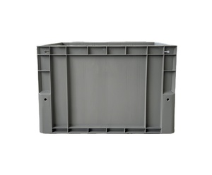 factory wholesale automatic warehouse use 600x400x400 mm solid type plastic storage tote bin ASRS tote