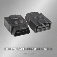 Conector OBD II de 16 Pines Macho a Hembra Linkyou, Extensor J1962, Convertidor OBD313A, 1 Año de Garantía, para Lector de Códigos de Diagnóstico