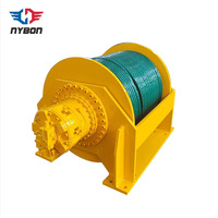 Treuil hydraulique professionnel de 5 tonnes pour navire maritime, câble en acier allié durable