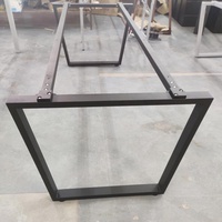 Nouveau design cadre de table en forme de L table de bureau cadre en métal