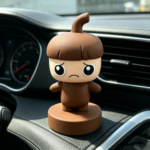 Figurines de voiture en résine <span class=keywords><strong>3D</strong></span> personnalisées en gros, miniatures, mignonnes, artistiques, animales, pour tableau de bord - Product Image 4
