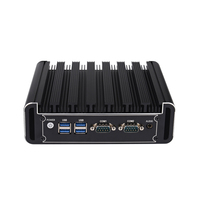 Mini PC Industrial ZOOMWIN Micro I3 4005U I5 4200U RS485/232 2 Puertos Ethernet LAN 6 USB Computadora Integrada para Publicidad