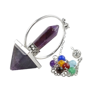 HZ - Juego de Mini Pirámides de 7 Chakras Grabadas, Pirámides de Piedras Preciosas, Piedras Curativas, Compra en Forma de <span class=keywords><strong>Eisa</strong></span> Crystals Indian - Product Image 3