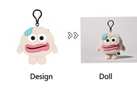 Mini porte-clés peluche personnalisé Mascotte douce écologique Porte-clés peluche peluche animal personnalisé ODM