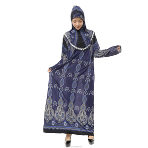 Nuova Collezione Abaya Stile Dubai in Poliestere Traspirante, Taglie Grandi, Maniche Lunghe, <span class=keywords><strong>Abbigliamento</strong></span> <span class=keywords><strong>Islamico</strong></span> <span class=keywords><strong>Femminile</strong></span> all'Ingrosso - Product Image 3