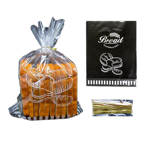 Bolsas de Plástico Desechables para Pan con Refuerzo Lateral Reversible, Cierres Termosellados, Conservación a Prueba de Humedad para Panaderos Caseros - Product Image 1