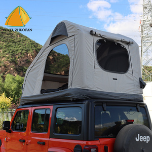 Tente de toit gonflable à coque souple de <span class=keywords><strong>camping</strong></span>, voiture <span class=keywords><strong>camion</strong></span> pliable et étanche pour 3 à 4 personnes, OEM - Product Image 1