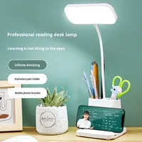Lampe de bureau LED rechargeable de haute qualité OEM/ODM, fonctionnant sur batterie, pour étudiants, bureau