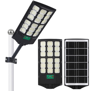 Farola Solar Integrada de Alta Potencia para Hogar, con Sensor de Luz y Radar, Lámpara de Calle con Inducción, Luces para Patio Exterior - Product Image 1