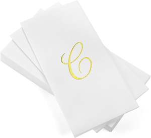 <span class=keywords><strong>Serviette</strong></span> de table <span class=keywords><strong>jetable</strong></span> en papier Airlaid 1 pli, écologique, 6 plis, 43x30cm, en pâte de bois vierge, imprimée, aspect lin doré, pour invités - Product Image 6