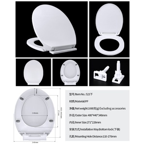Asiento <span class=keywords><strong>de</strong></span> Inodoro Universal <span class=keywords><strong>de</strong></span> Cierre Suave a Precio Económico, Proveedor <span class=keywords><strong>de</strong></span> Asientos <span class=keywords><strong>de</strong></span> Inodoro - Product Image 5
